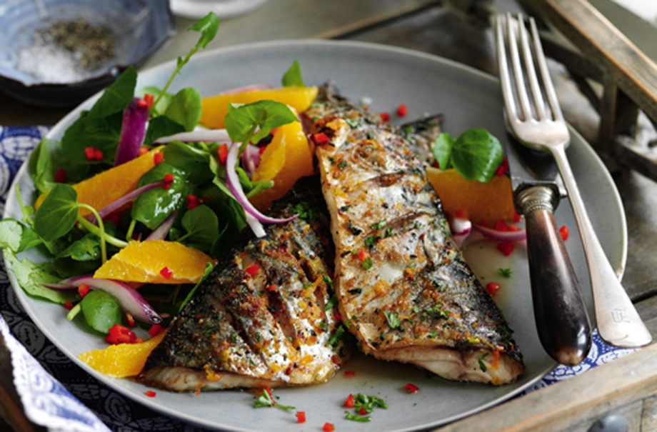 Slimming World's grilled mackerel
