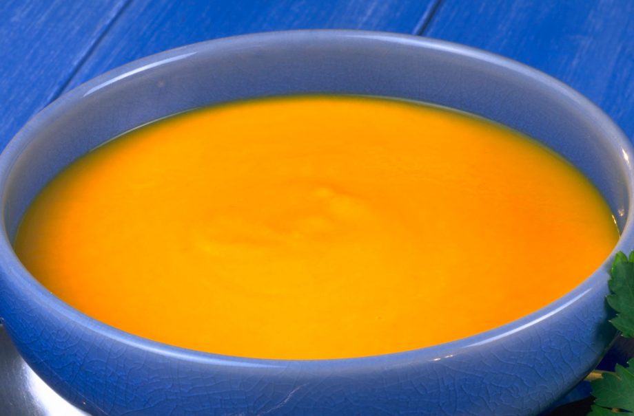 Three step carrot soup