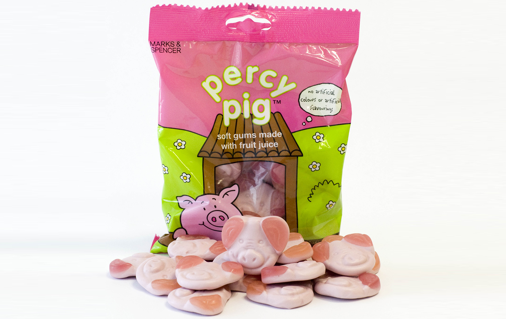 marks spencer slammed percy pig recipe change