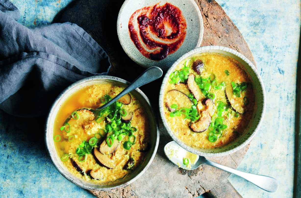 Weight Watchers Egg Drop Soup With Chicken And Shiitake Chinese