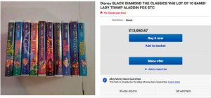 Disney black diamond collection