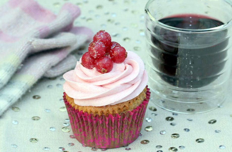 Mulled wine cupcakes