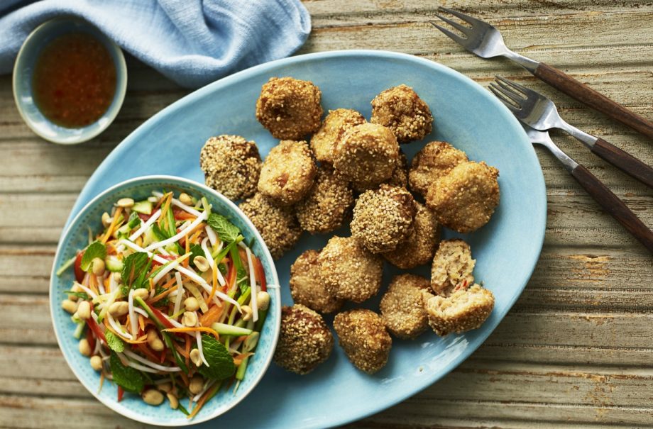 canape recipe_sesame thai fishcakes