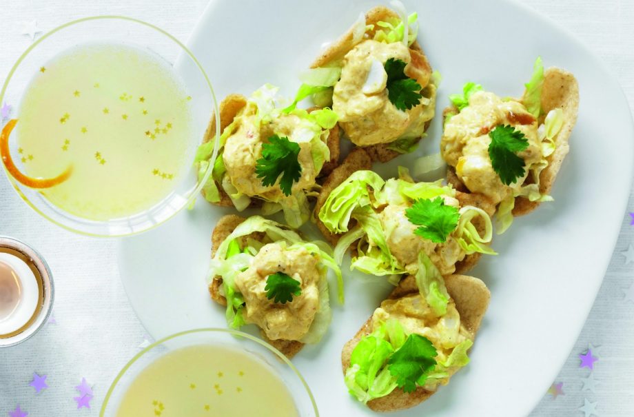 canape recipe coronation crab salad