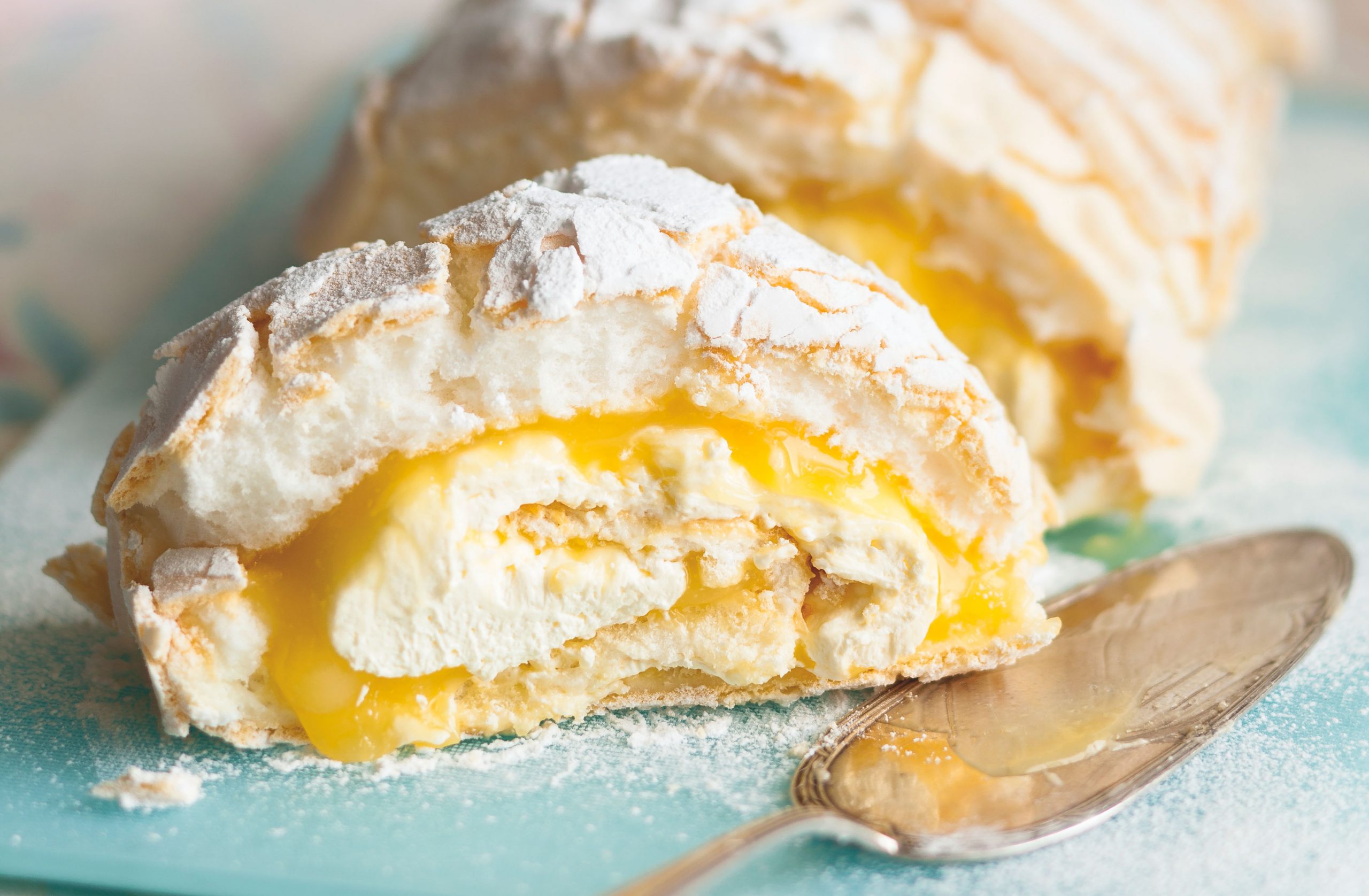 Raspberry And Lemon Meringue Roulade Dessert Recipes GoodtoKnow