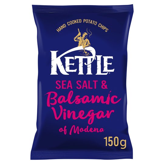 Healthy crisps: Sea Salt and Balsamic Vinegar Kettle Chips