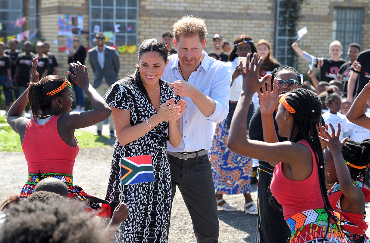 prince harry meghan markle reveal archie update tour day one