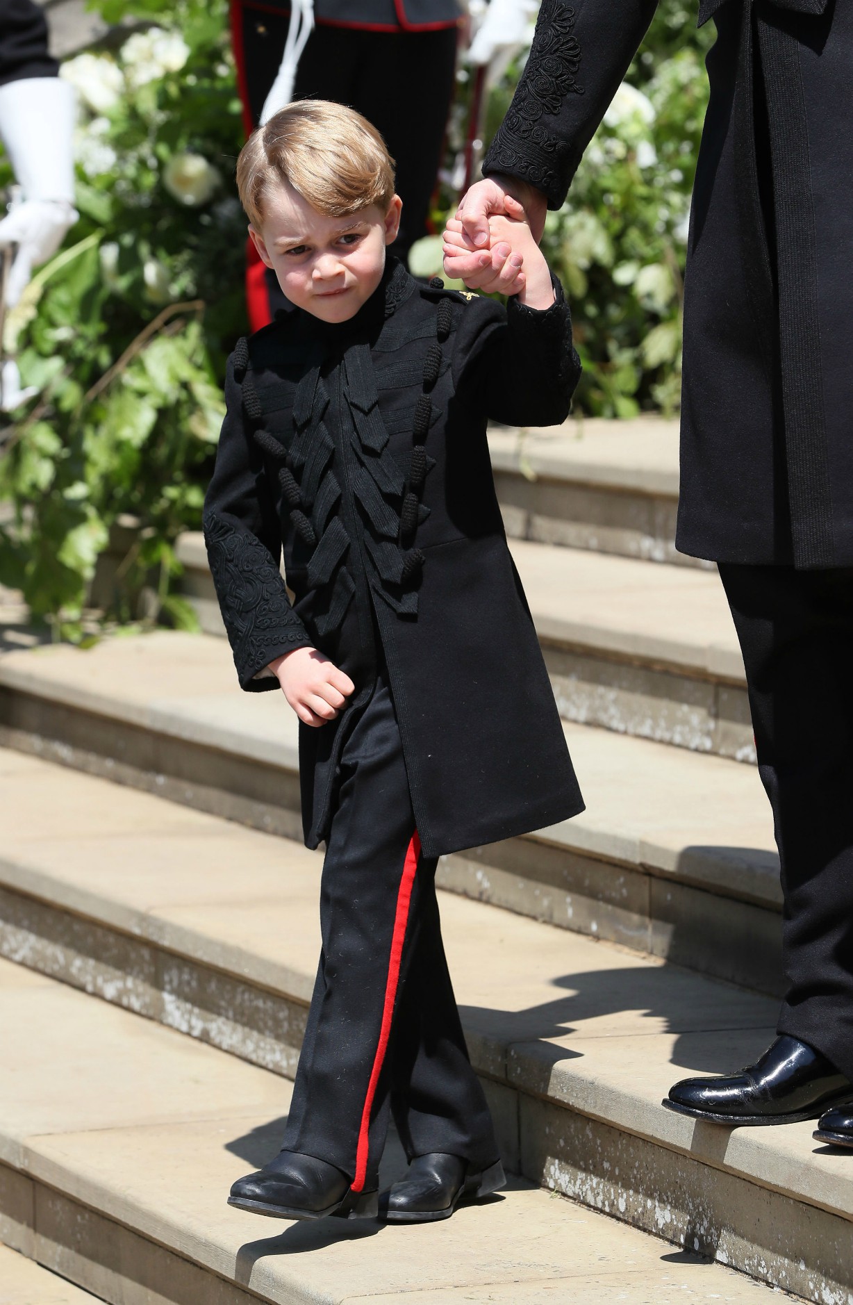 Princess Charlotte Prince George bridesmaid pageboy
