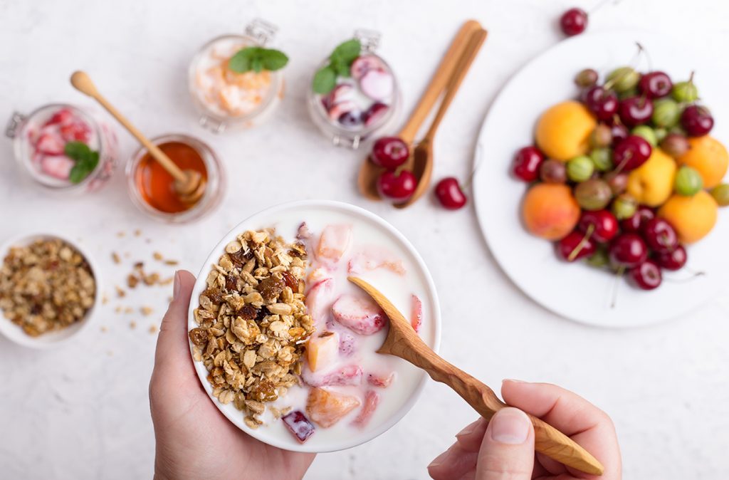 women cutting entire food groups