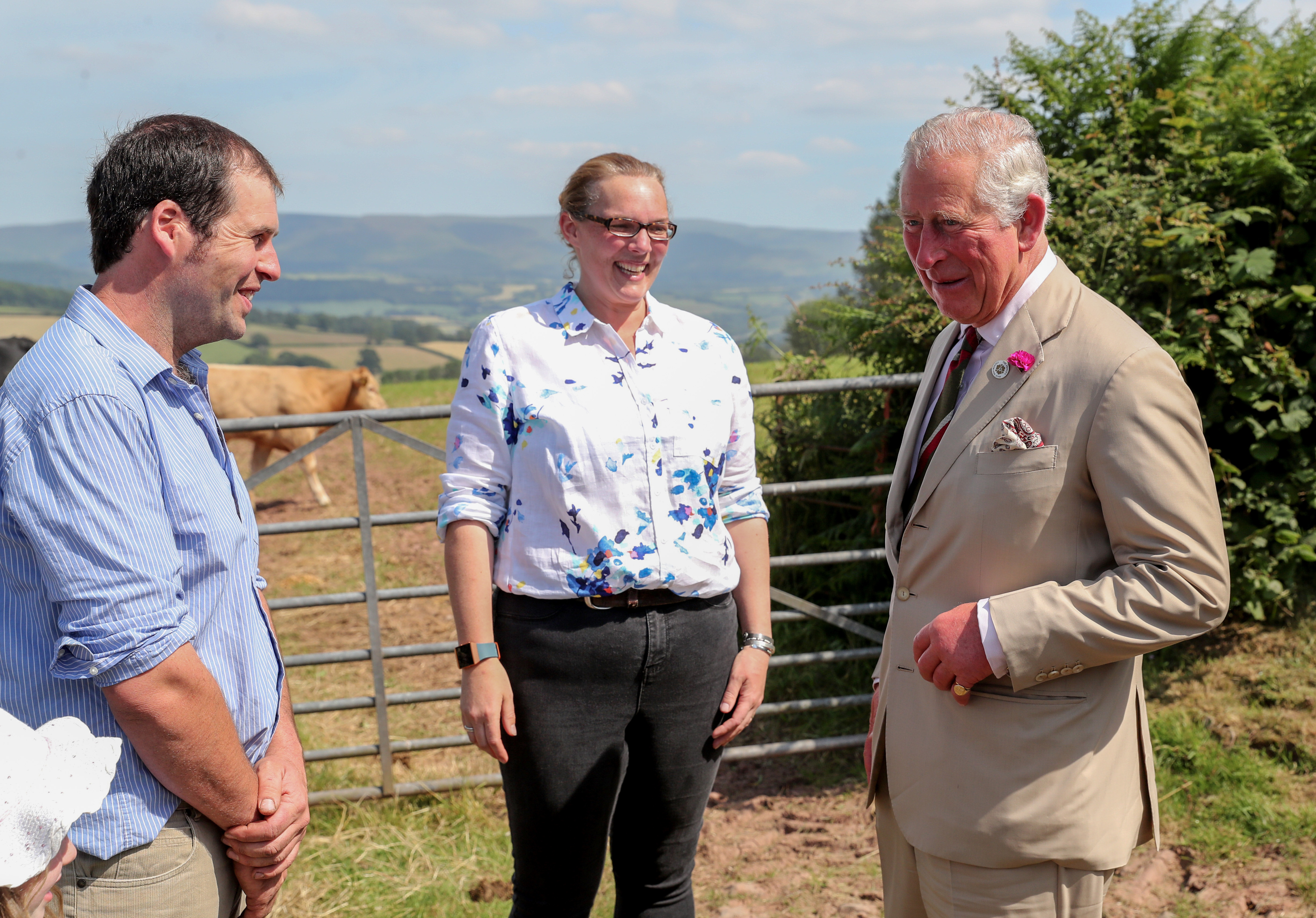 Prince Charles visits Wales