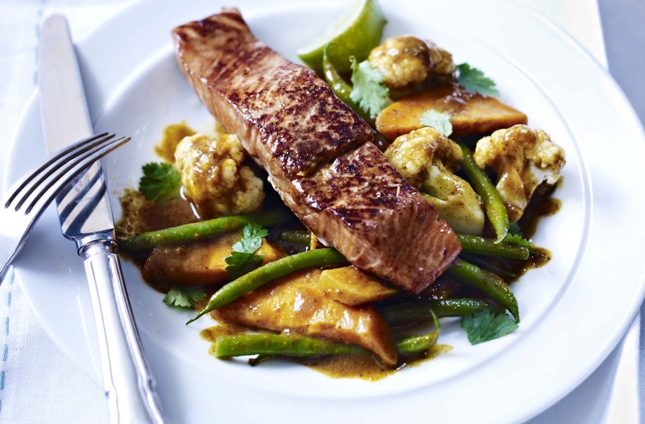 Japanese-style salmon