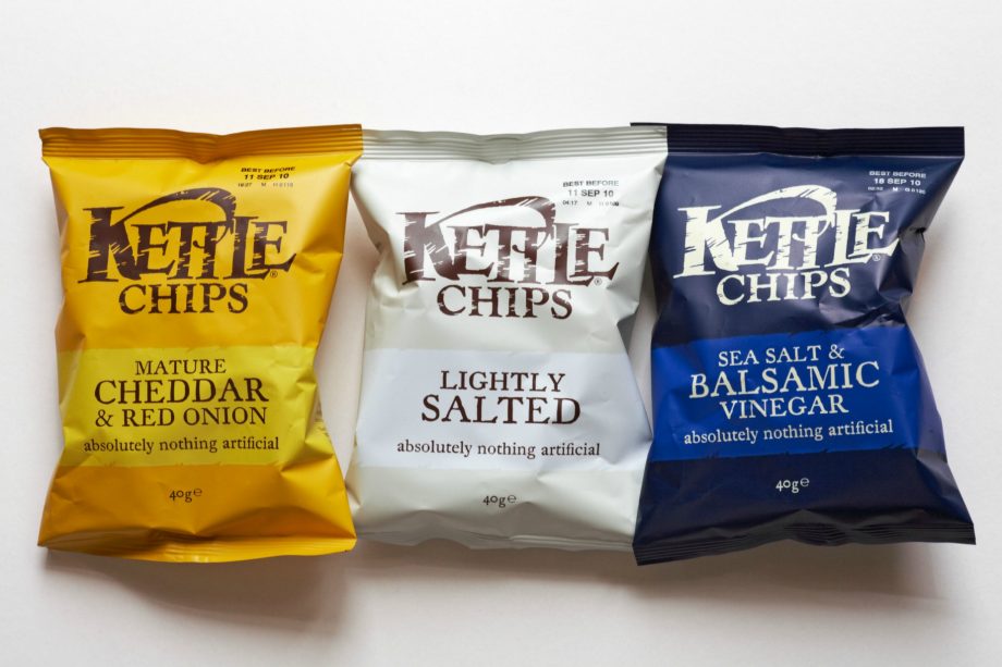 Healthy crisps: Sea Salt and Balsamic Vinegar Kettle Chips