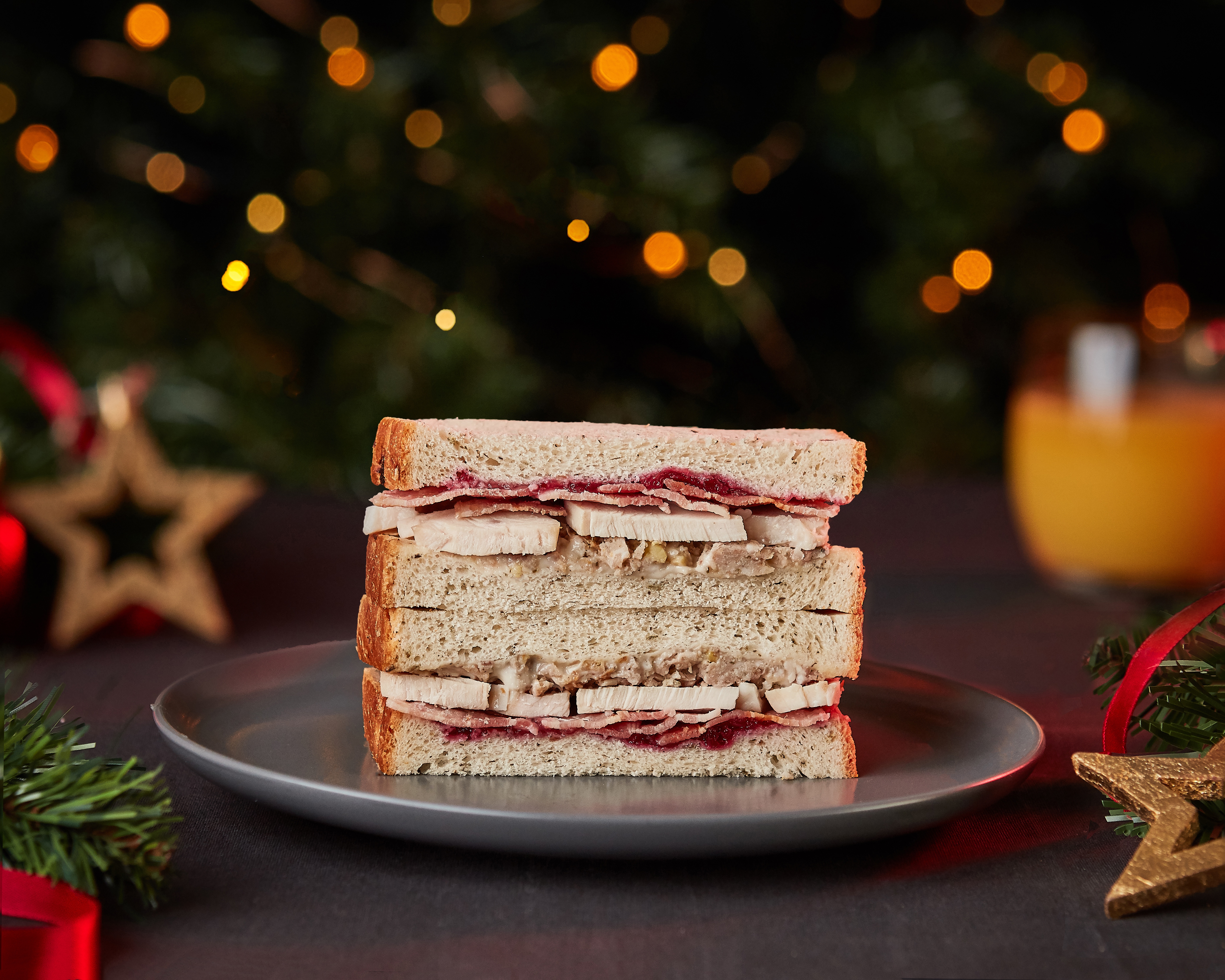 Christmas sandwiches