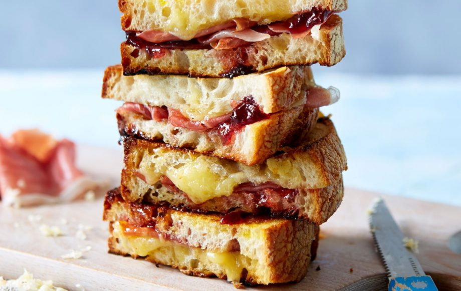 Cranberry and cheese toastie