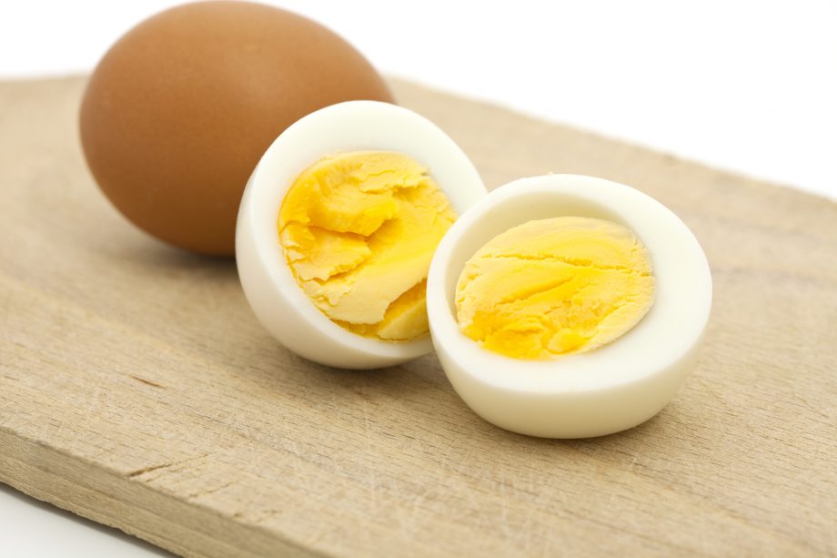 Healthy snacks: Hard boiled egg