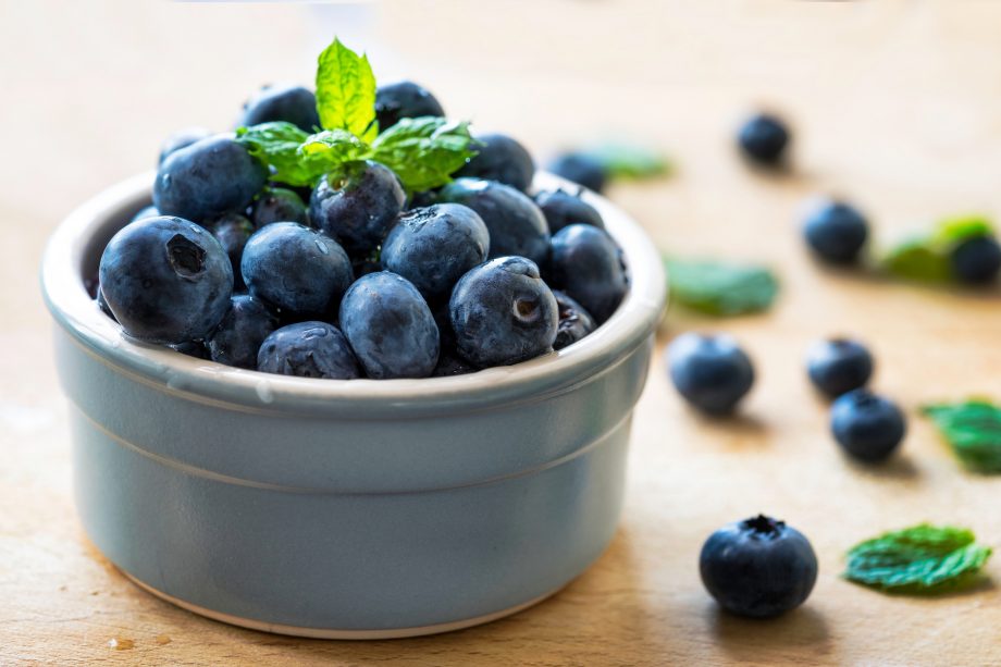 Healthy snacks: Blueberries