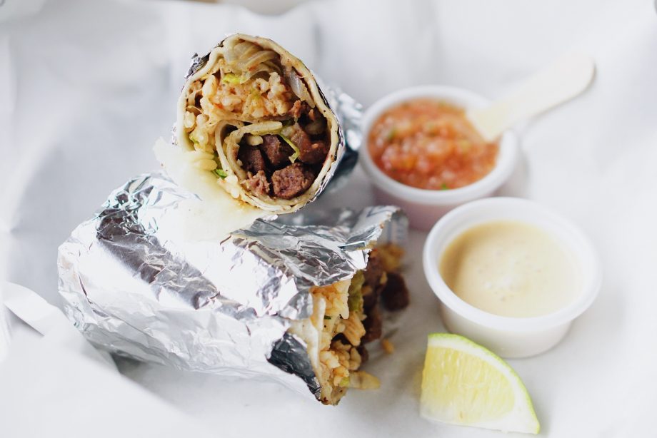 Calories in a burrito