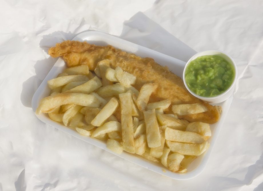 Calories in fish and chips