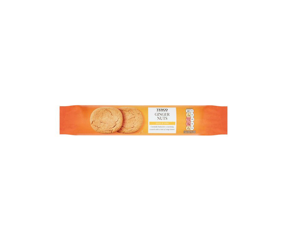 Healthy biscuits: Tesco Ginger Nuts: 7/10