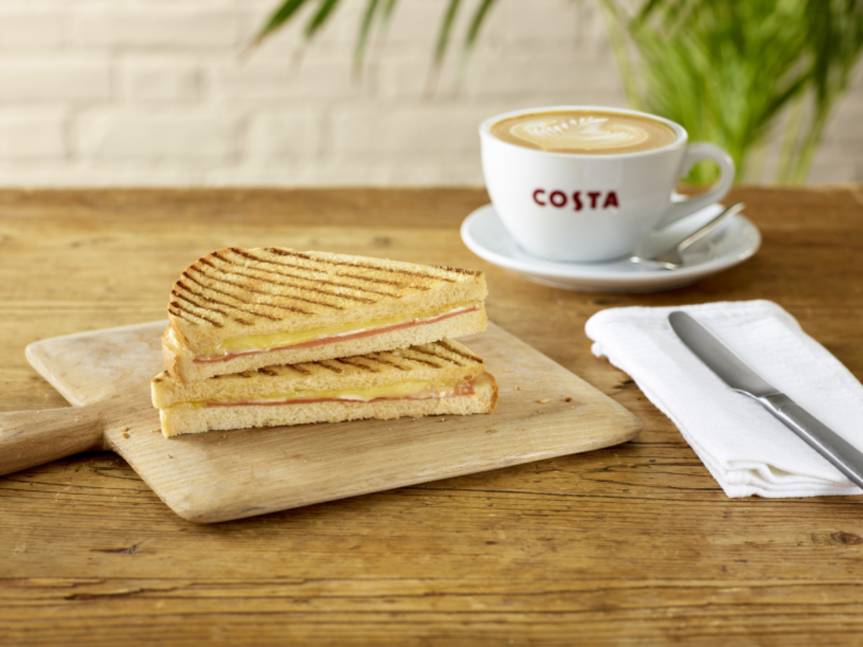 Costa launches vegan ham and cheeZe toastie as part of new vegan menu