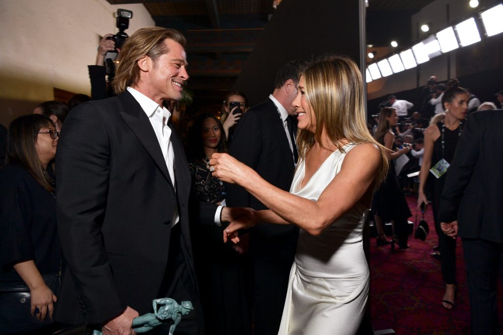 Jennifer Aniston and Brad Pitt