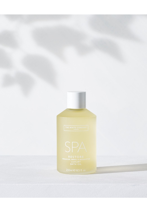 The White Company Spa Restore Luxury Bath Oil, £30