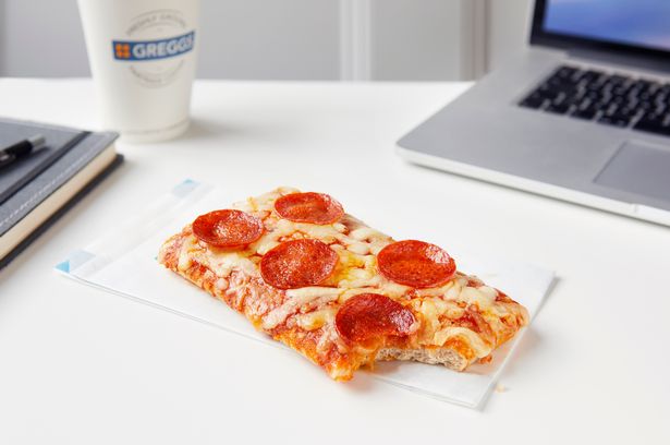 Greggs pizzas