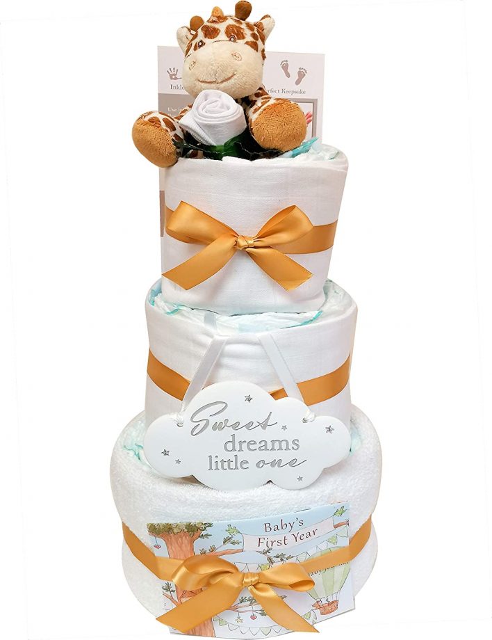 nappy cake baby shower gift