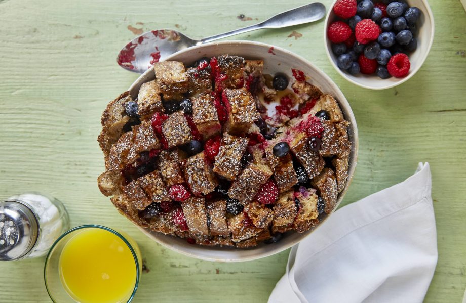 Pull Apart French Toast Loaf With Berries Breakfast Recipes GoodtoKnow