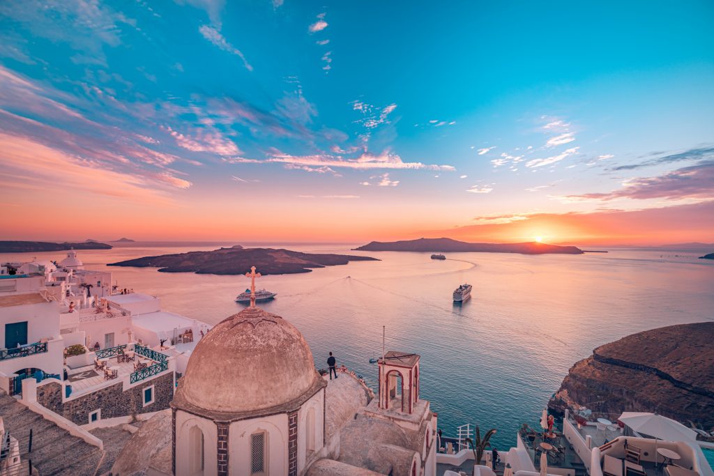 Santorini in Greece