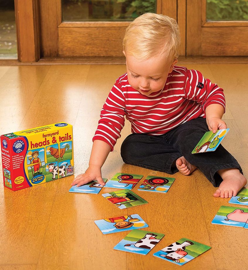 Orchard Toys Farmyard Heads and Tails Game