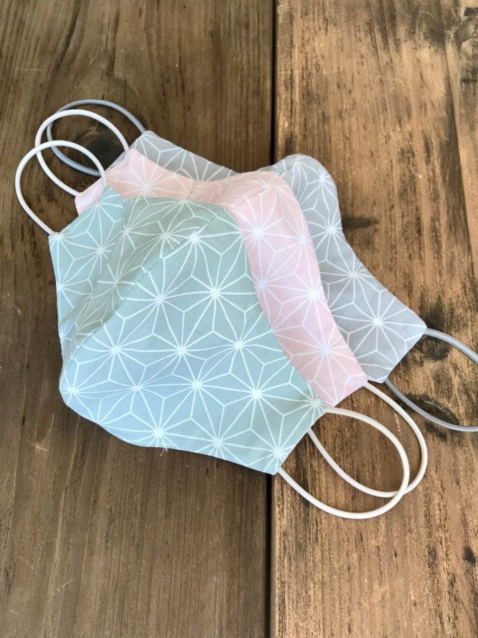 Etsy UK triple layer face mask with nose wire