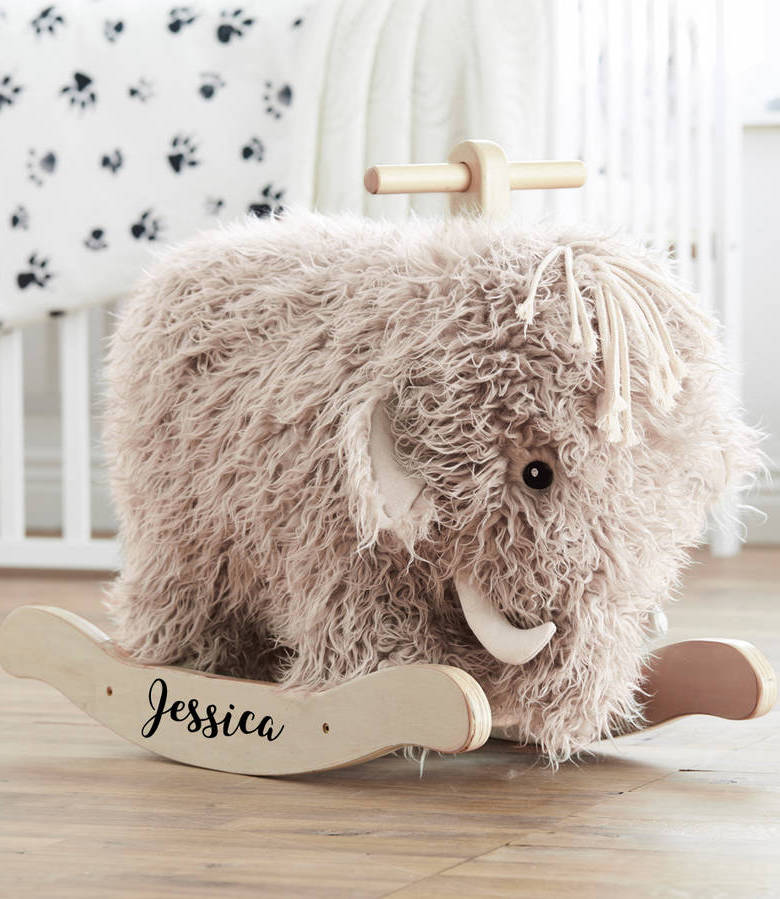 Rocking Mammoth children's toy