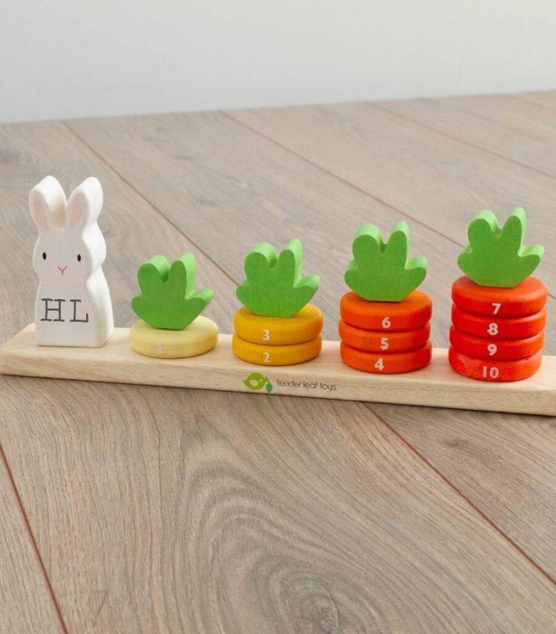 Wooden Bunny Counter Stacker