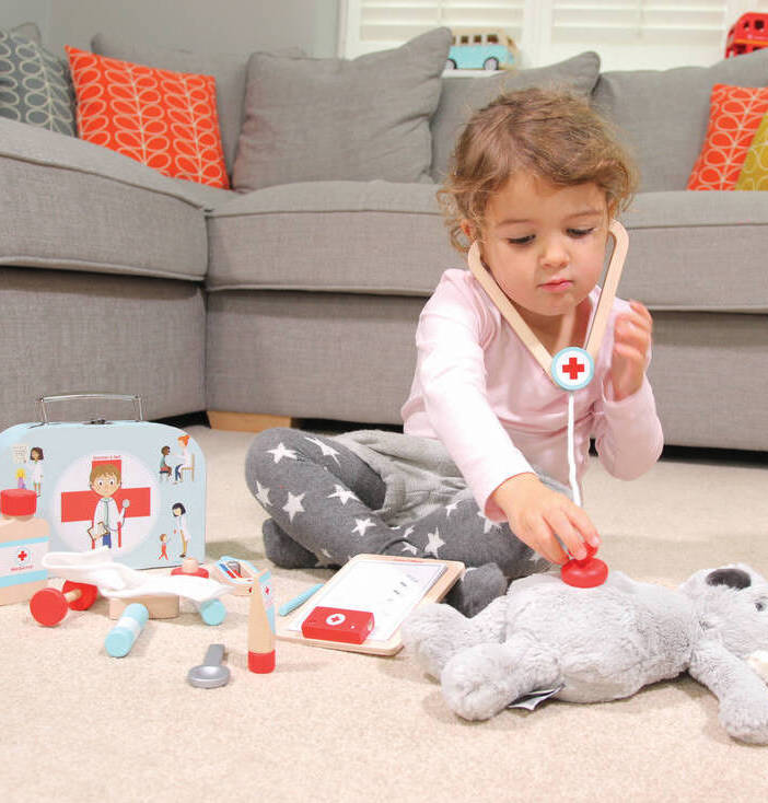 Toy Doctors Set With Carry Case