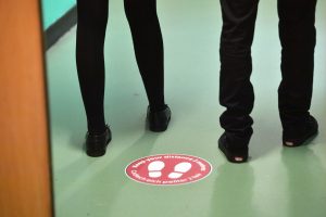 social distancing and mask wearing in schools