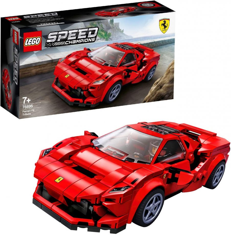 LEGO 76895 Speed Champions Ferrari F8 Tributo Racer Toy