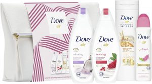 Dove Radiantly Refreshing with an Elegant Wash Bag