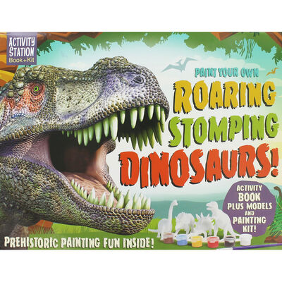 Paint Your Own Roaring Stomping Dinosaurs