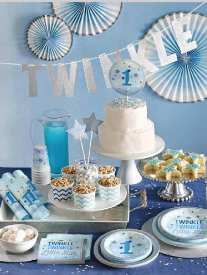 One Little Star Blue Party Kit