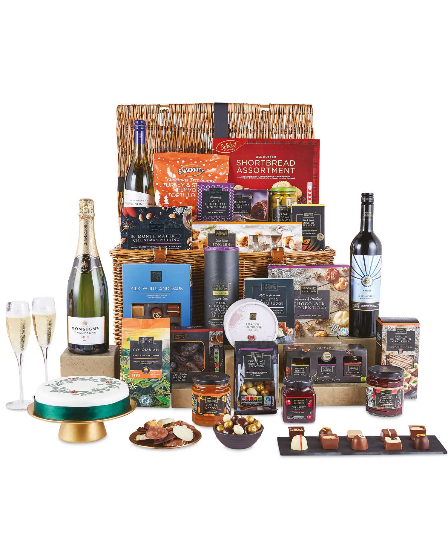 The Aldi 2020 Christmas hampers are the 