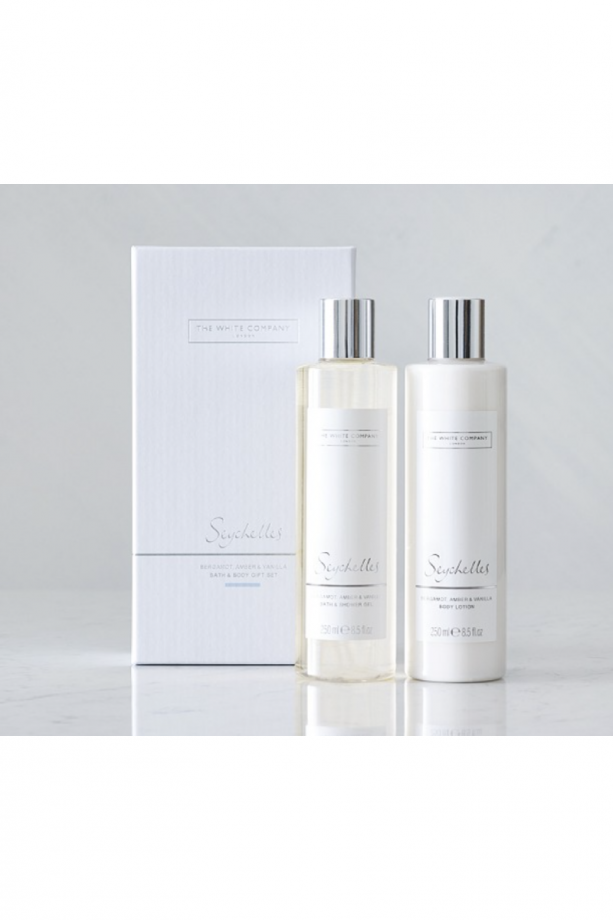 the white company Seychelles Bath & Body Gift Set
