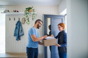 man returning items from the Wiggle Black Friday sale