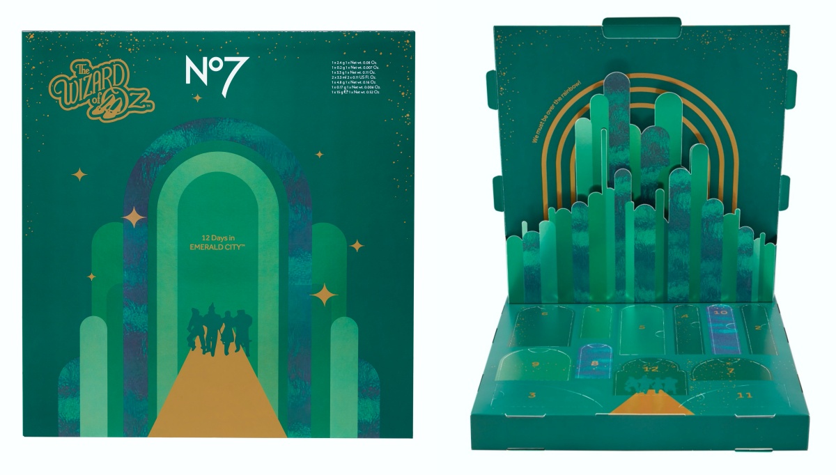 Black Friday advent calendar deal No7 Emerald City beauty advent