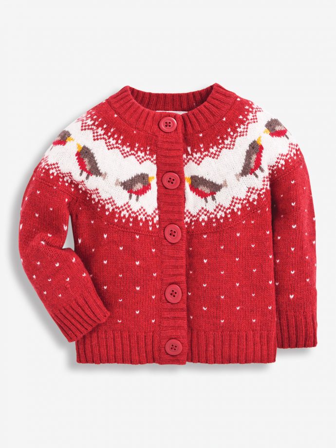 Girls robin cardigan