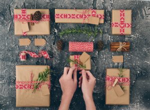 brown wrapping paper