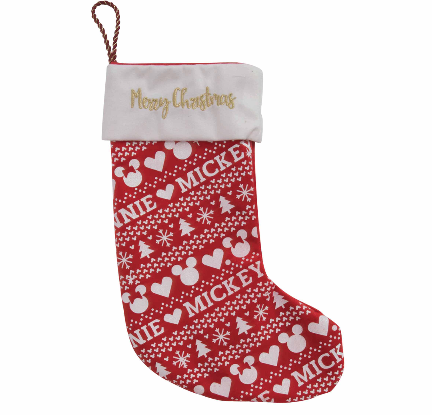 Disney, Mickey & Minnie Mouse Christmas Stocking