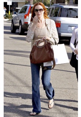 Street Style - Marcia Cross does casual chic