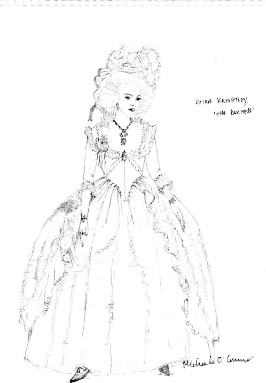 Sneak Preview: Keira Knightley In The Duchess - The Duchess Costume Sketches - 5