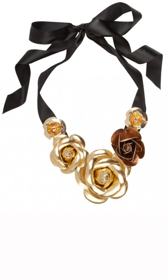 George At Asda Rose and Ribbon Necklace, £10